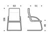 Scheme Armchair ICF Office 2015 1945063 357 Contemporary / Modern