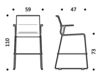 Scheme Bar stool ICF Office 2015 3572503 F29 Contemporary / Modern