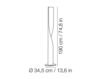 Scheme Floor lamp EVITA Kundalini `11 K155060B Minimalism / High-Tech
