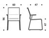 Scheme Armchair 3691612 433 white Scheme Armchair ICF Office 2015 3691612 433 Contemporary / Modern