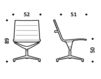 Scheme Chair 1943053 510 Ivory Scheme Chair ICF Office 2015 1943053 510 Contemporary / Modern