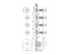 Scheme Wall mixer Zucchetti Kos Isyarc ZD3097 Minimalism / High-Tech