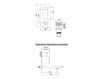 Scheme Wall mixer Fima - Carlo Frattini Brick F3501VX5CR Minimalism / High-Tech