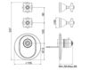 Scheme Thermostatic mixer Fima - Carlo Frattini Lamp F5043X2CR Classical / Historical 