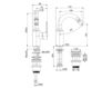 Scheme Bidet mixer Fima - Carlo Frattini Matrix F3562CR Contemporary / Modern