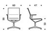 Scheme Armchair ICF Office 2015 3694813 F26 Contemporary / Modern