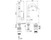 Scheme Wash basin mixer Fima - Carlo Frattini Matrix F3561CR Minimalism / High-Tech