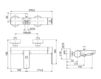 Scheme Bath mixer Fima - Carlo Frattini Matrix F3534/1CR Minimalism / High-Tech