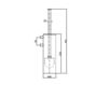 Scheme Toilet brush Zucchetti Kos Bellagio Accessori ZAC556 Minimalism / High-Tech