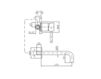 Scheme Wall mixer ZP6030 Silver Scheme Wall mixer Zucchetti Kos Pan ZP6030 Minimalism / High-Tech
