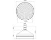 Scheme Ceiling mounted shower head Fima - Carlo Frattini Wellness F2071/2CR Provence / Country / Mediterranean