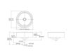 Scheme Countertop wash basin Vox Round Kohler 2015 K-14800-47 Contemporary / Modern