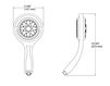 Scheme Shower head Flipside Kohler 2015 K-45425-CP Contemporary / Modern