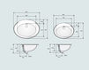 Scheme Countertop wash basin ATHENA Watergame Company 2015 VS037F1 Classical / Historical 