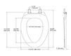 Scheme Toilet seat Cachet Kohler 2015 K-75796-47 Contemporary / Modern