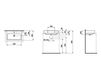 Scheme Countertop wash basin Laufen 2015 8.1795.9.000.104.1 Contemporary / Modern
