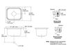 Scheme Built-in wash basin Northland K-6589-U-0 white Scheme Built-in wash basin Northland Kohler 2015 K-6589-U-0 Contemporary / Modern