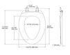 Scheme Toilet seat Lustra Quick-Release Kohler 2015 K-4652-K4 Contemporary / Modern