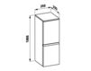 Scheme Bathroom shelf Laufen 2015 4.8311.1.095.423.1 Contemporary / Modern