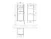Scheme Bathroom shelf  JOYCE Villeroy & Boch Bathroom and Wellness A870 01 Contemporary / Modern