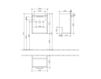 Scheme Wash basin cupboard SENTIQUE Villeroy & Boch Bathroom and Wellness A251 00 Contemporary / Modern