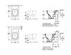 Scheme Floor mounted toilet SUBWAY Villeroy & Boch Bathroom and Wellness 6607 10 Contemporary / Modern