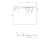 Scheme Sower pallet ARCHITECTURA METALRIM Villeroy & Boch Bathroom and Wellness UDA 9090 ARA 115V-XX Contemporary / Modern