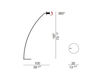 Scheme Floor lamp COMPONI Cini&Nils 2015 018 Minimalism / High-Tech