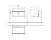 Scheme Wash basin cupboard VENTICELLO Villeroy & Boch Bathroom and Wellness A945 02 Contemporary / Modern