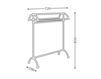 Scheme Towel holder CARDIFF Gentry Home 2015 8698 Contemporary / Modern