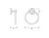 Scheme Towel holder IVY Gentry Home 2015 10749 Classical / Historical 