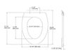 Scheme Toilet seat Triko K-4722-T-0 white Scheme Toilet seat Triko Kohler 2015 K-4722-T-0 Contemporary / Modern