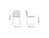 Scheme Chair Metalmobil Uni 2013 565 CR Contemporary / Modern