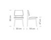 Scheme Chair TO-KYO Metalmobil Contract Collection 2014 540 GRAY Contemporary / Modern