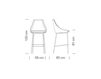 Scheme Bar stool KONTEA Metalmobil Light_Collection_2015 307 A Contemporary / Modern