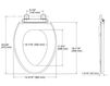 Scheme Toilet seat French Curve Kohler 2015 K-4713-7 Contemporary / Modern
