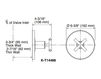 Scheme Thermostatic mixer Purist Kohler 2015 K-T14488-3-BN Contemporary / Modern