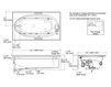Scheme Hydromassage bathtub Windward Kohler 2015 K-1114-LA-47 Contemporary / Modern