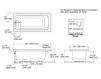 Scheme Bath tub Archer. Kohler 2015 K-1946-L-0 Contemporary / Modern