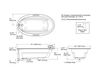 Scheme Bath tub Sunward Kohler 2015 K-1165-0 Contemporary / Modern