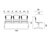 Scheme Waiting room chair Sira SB Emmegi Waiting room 77113510 Contemporary / Modern