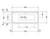Scheme Bath tub Duravit 2015 700371 00 0 00 0000 Contemporary / Modern