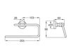 Scheme Towel holder Emco Eposa 0855 001 01 Minimalism / High-Tech