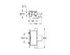 Scheme Thermostatic mixer Grohtherm Cube Grohe 2015 34 502 000 Minimalism / High-Tech