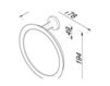 Scheme Towel holder Geesa 2015 917304-02 Contemporary / Modern