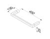 Scheme Towel holder Geesa 2015 9112507-02-45 Contemporary / Modern