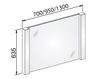 Scheme Mirror Keuco Elegance 11698 013000 Minimalism / High-Tech