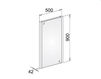 Scheme Mirror Keuco Royal Reflex 14096 001500 Minimalism / High-Tech