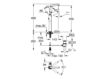 Scheme Wash basin mixer Atrio Grohe 2012 32 130 001 Contemporary / Modern