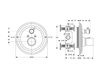 Scheme Thermostatic mixer Jado Retro A5466AA Minimalism / High-Tech